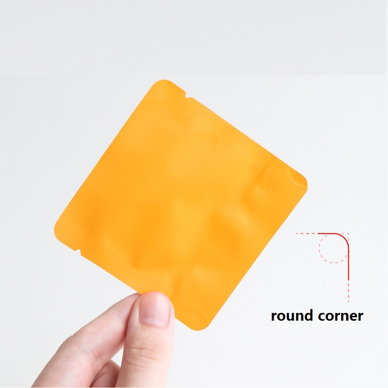 Set 100 Túi Lá Nhôm Đựng Trà / Cà Phê 80x80mm + 2cm 17 Màu Tùy Chọn