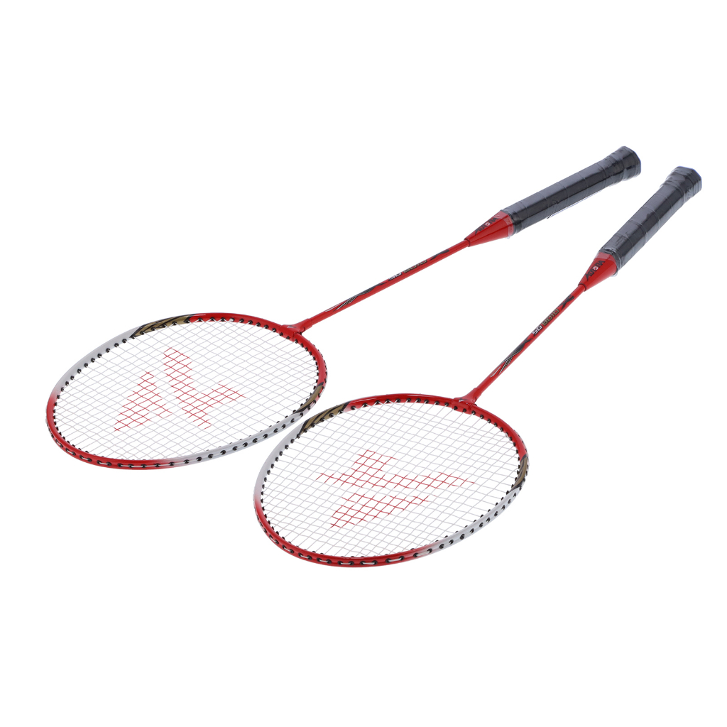 Vợt Cầu Lông 2 Người Chơi Đôi Sợi Nhẹ Cho Lớn Và Trẻ Em