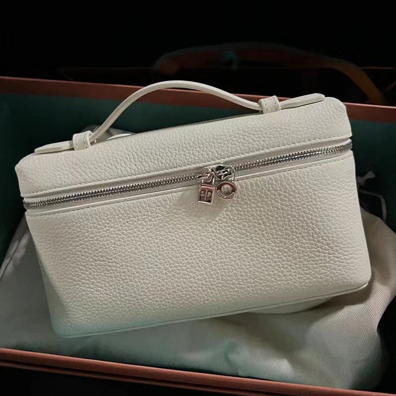 LP19 Túi Xách Nữ Loro*Piana Gigi Cùng một loại Đầu Lâu Bò Thật Túi Đeo Chéo Đa Năng Thời Trang