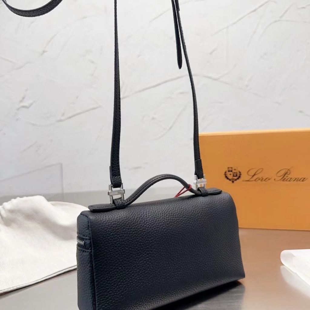 Túi Xách Nữ Loro*Piana Gigi Cùng một loại Đầu Lâu Bò Thật Túi Đeo Chéo Đa Năng Thời Trang