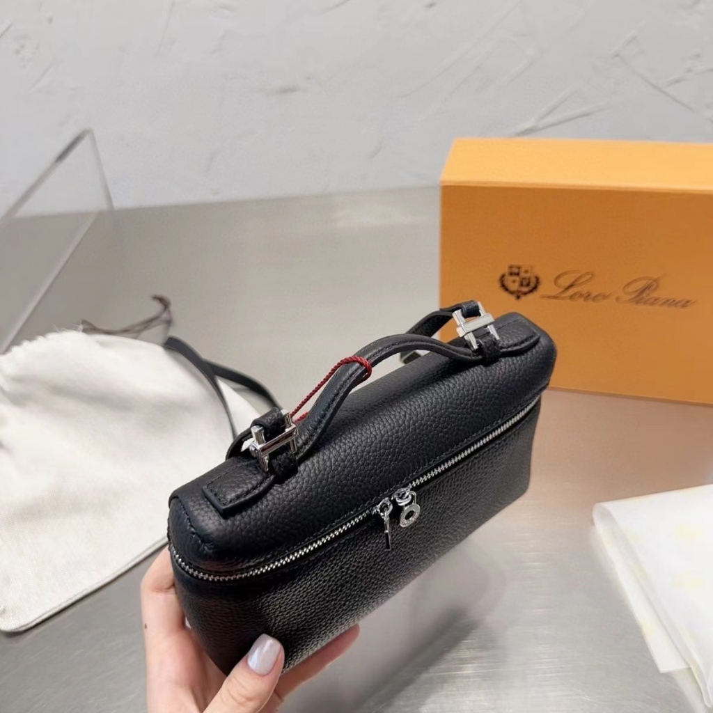 Túi Xách Nữ Loro*Piana Gigi Cùng một loại Đầu Lâu Bò Thật Túi Đeo Chéo Đa Năng Thời Trang