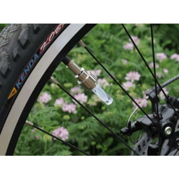 Đèn LED neon gắn bánh xe đạp/ xe máy - Đèn van xe Aiseo Biking