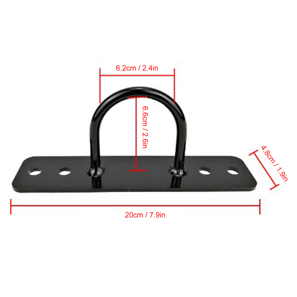 Bán hàng nóng Treo Tường Móc Miếng Lót Mắt Tấm Kim Loại Vòng Huấn Luyện Dây Xoay Tập Gym