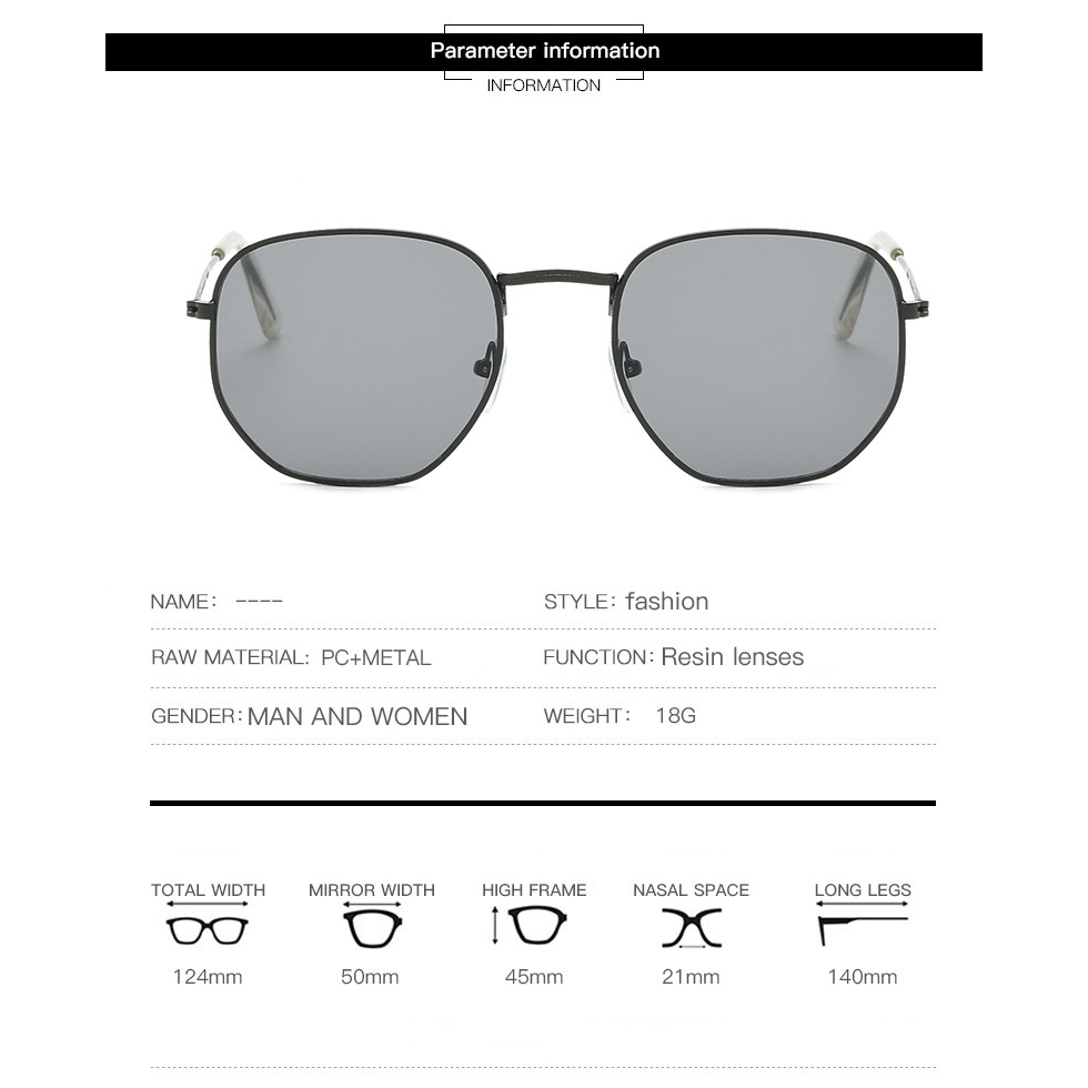 Kính Mát Gọng Vuông Kim Loại Chống Tia UV400 Phong Cách Cổ Điển Thời Trang Cho Nữ