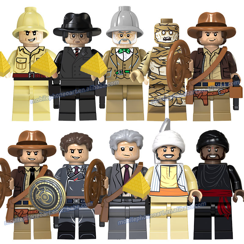 Mô Hình Lắp Ráp Nhân Vật Indiana Jones Sallah Mummies the Dial of Destiny TV6301