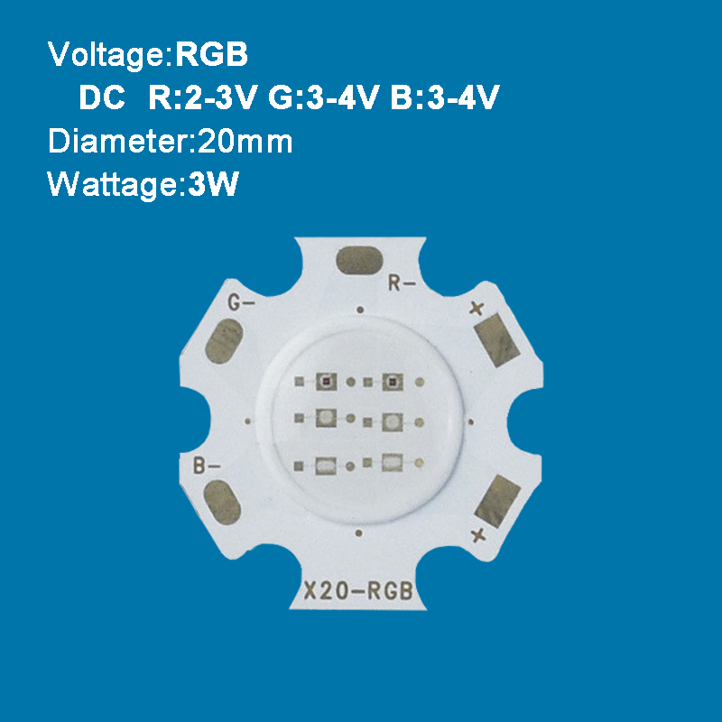 Set 2 Đèn LED Đầu Vào 260mA 3W - 12W RGB RGBW