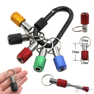 5 chiếc móc khóa 1 / 4 chuôi lục giác tua vít mũi khoan giá đỡ