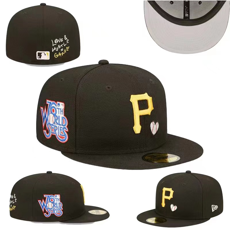 Mũ Lưỡi Trai Thêu Chữ MLB Pittsburgh Thời Trang Cho Nam Và Nữ 59FIFTY