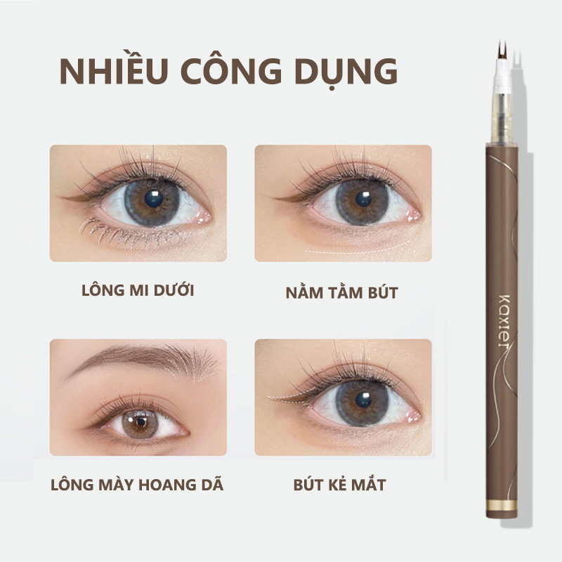 Bút Kẻ Mắt GECOMO Ngòi 0.02mm Chống Thấm Nước Cho Người Mới Bắt Đầu