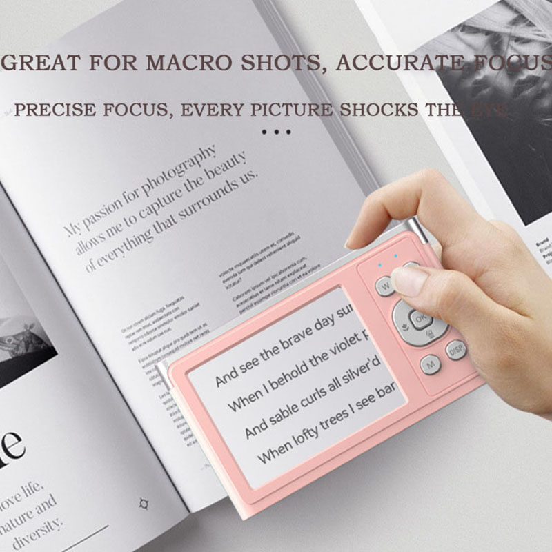 Camera Kỹ Thuật Số HD 4K Video 50MP CCD VLOG 2.88In IPS