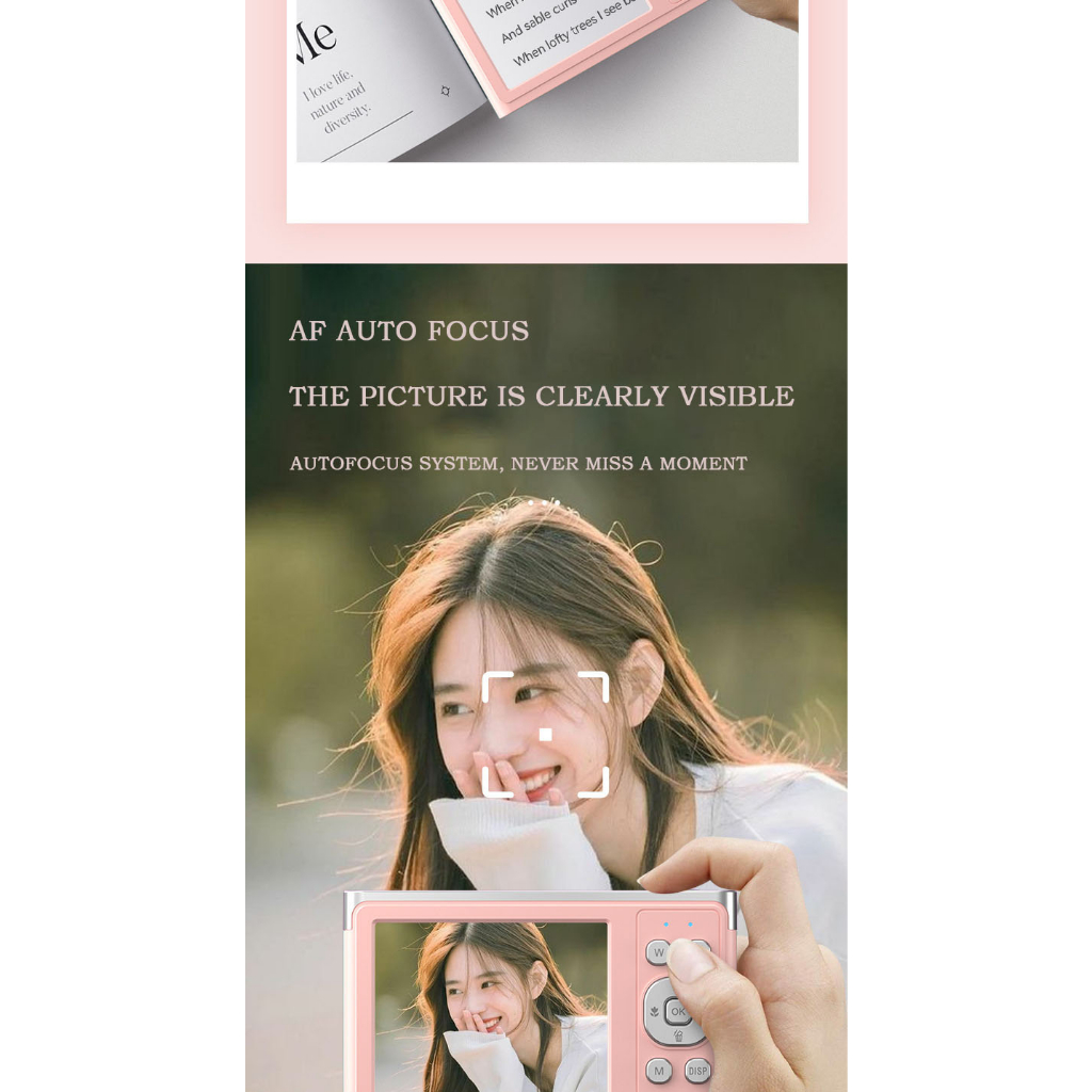 Camera Kỹ Thuật Số HD 4K Video 50MP CCD VLOG 2.88In IPS