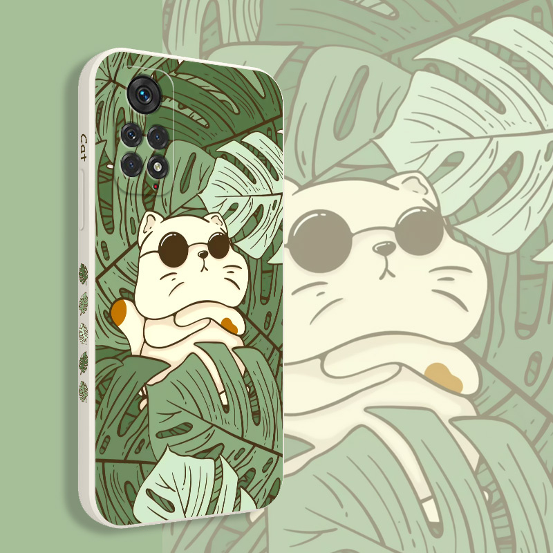 Ốp Điện Thoại Hình Mèo Sáng Tạo Cho Xiaomi Redmi Note 11S 11 11T Pro Plus 4G 5G