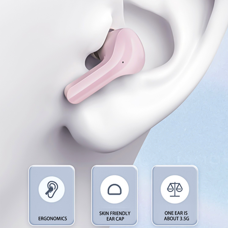 Tai nghe không dây 5.3 HIFI Chống Nước IPX4 Giảm Tiếng Ồn Thông Minh Có Màn Hình LED Kỹ Thuật Số