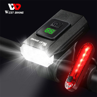 Bộ đèn led hậu xe đạp chống nước 350 lumens có cổng sạc usb