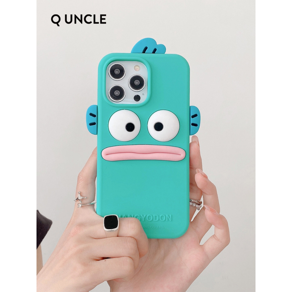 Ốp Điện Thoại Silicon Mềm Họa Tiết Hoạt Hình Hangyodon Dễ Thương Cho iPhone 13 Pro 14 14 Pro Max