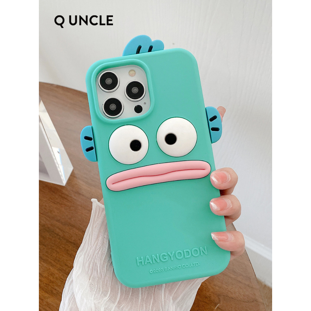 Ốp Điện Thoại Silicon Mềm Họa Tiết Hoạt Hình Hangyodon Dễ Thương Cho iPhone 13 Pro 14 14 Pro Max