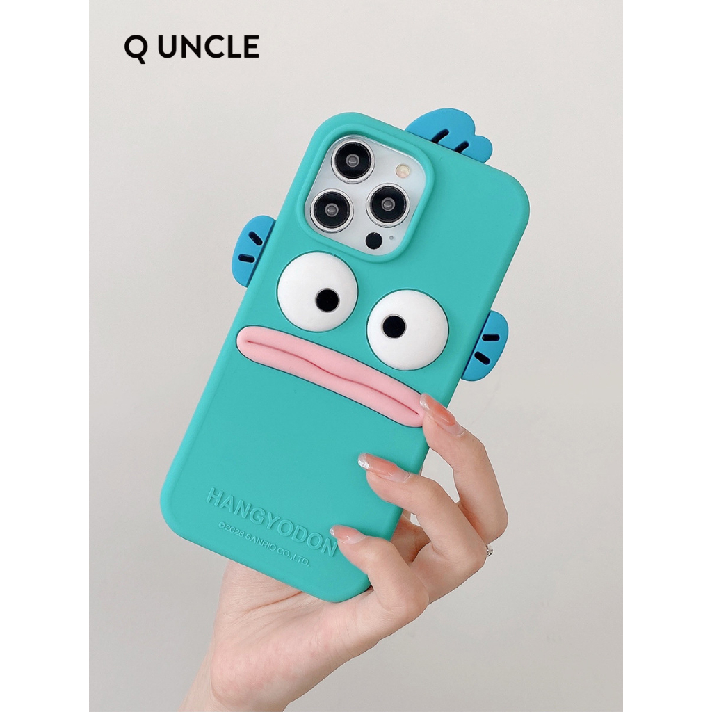 Ốp Điện Thoại Silicon Mềm Họa Tiết Hoạt Hình Hangyodon Dễ Thương Cho iPhone 13 Pro 14 14 Pro Max