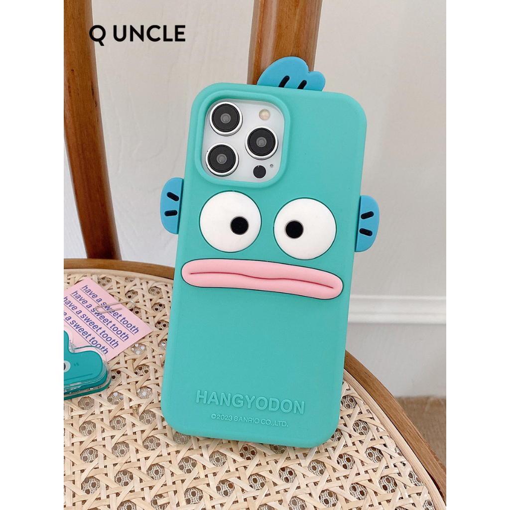 Ốp Điện Thoại Silicon Mềm Họa Tiết Hoạt Hình Hangyodon Dễ Thương Cho iPhone 13 Pro 14 14 Pro Max