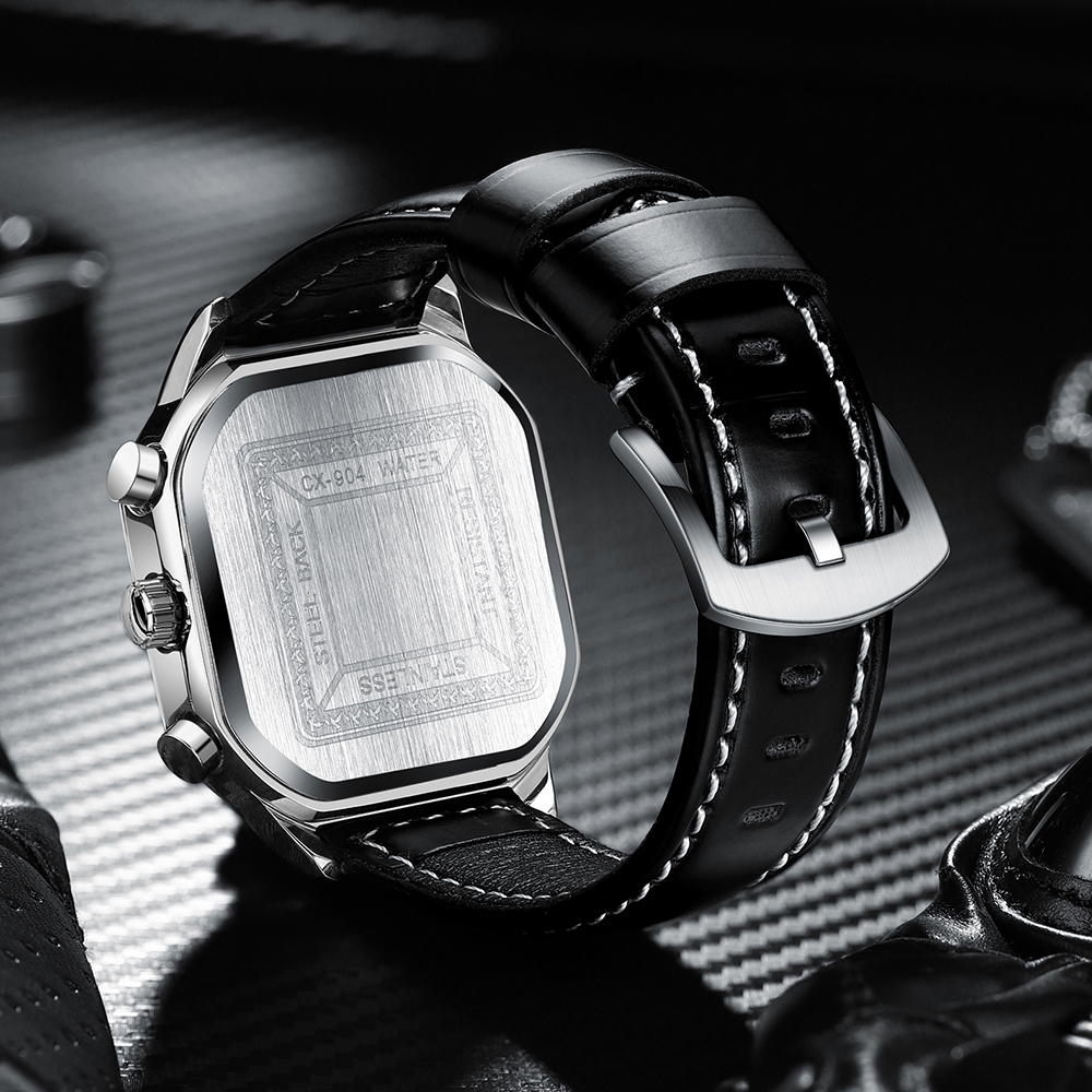 Đồng Hồ Nam CHENXI Chống Nước Với Dây Đeo Da Cao Cấp