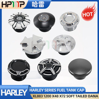 Nắp đậy bình nhiên liệu cnc dành cho xe mô tô harley davidson softail dyna road king sportster 883 1200
