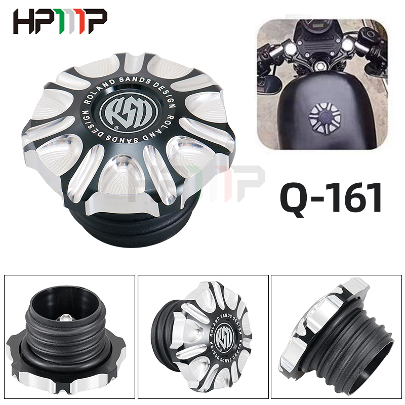 Nắp Đậy Bình Nhiên Liệu CNC Dành Cho Xe Mô Tô Harley Davidson Softail Dyna Road King Sportster 883 1200