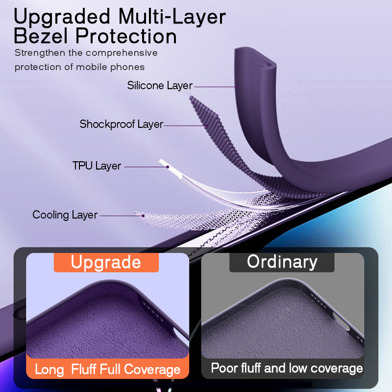 Ốp Điện Thoại Silicon Dẻo Mềm Mại Hình Vuông Cho Samsung Galaxy S23 S22 S21 Plus Note 20 Ultra