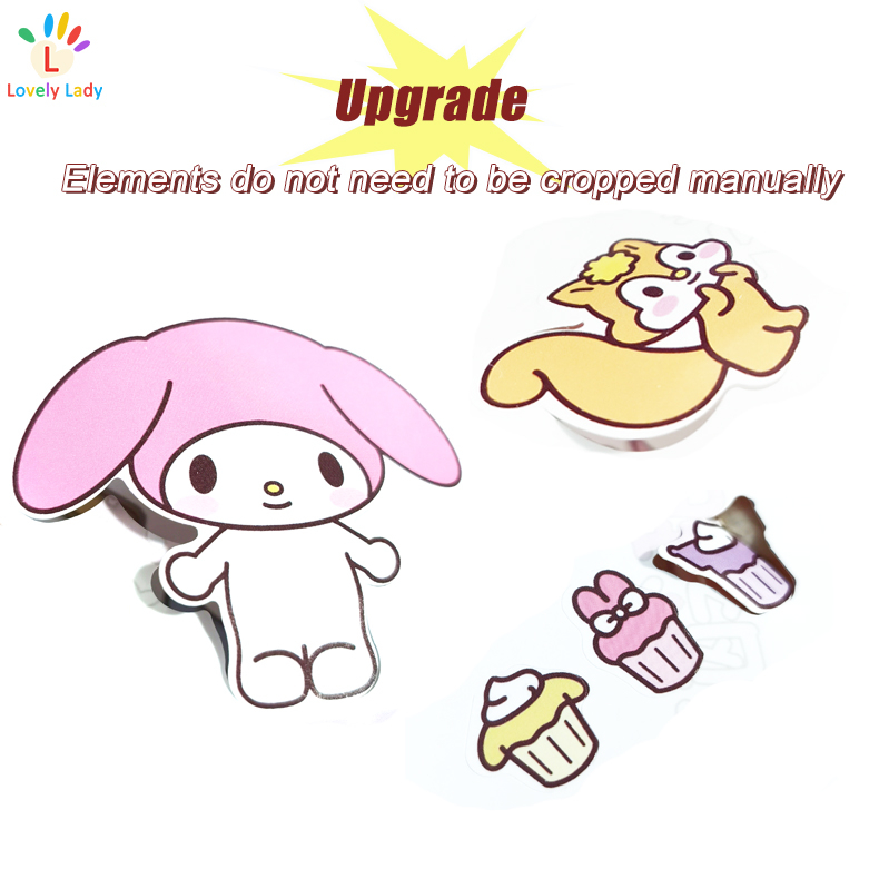 Sách Dán Hình Dán KUROMI My Melody DIY Giáo Dục Theo Phương Pháp Montessori Cho Bé Gái 8-12 Tuổi