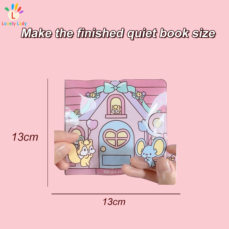 Sách Dán Hình Dán KUROMI My Melody DIY Giáo Dục Theo Phương Pháp Montessori Cho Bé Gái 8-12 Tuổi