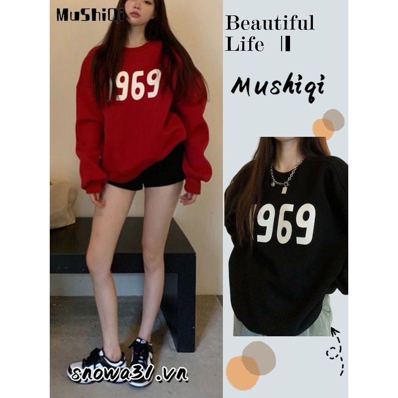 Áo Sweater Cổ Tròn Dáng Rộng Thiết Kế Mới Đơn Giản Thời Trang Dành Cho Nữ