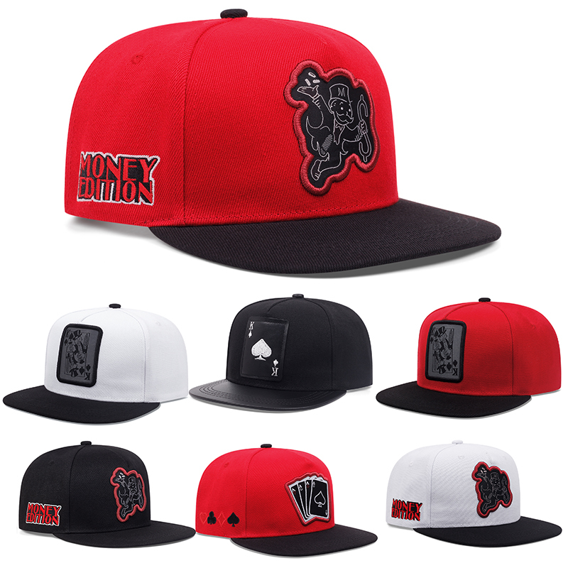 Mũ Lưỡi Trai Màu Đen Chất Liệu Cotton Phong Cách Hip Hop Thời Trang Cho Nam Và Nữ