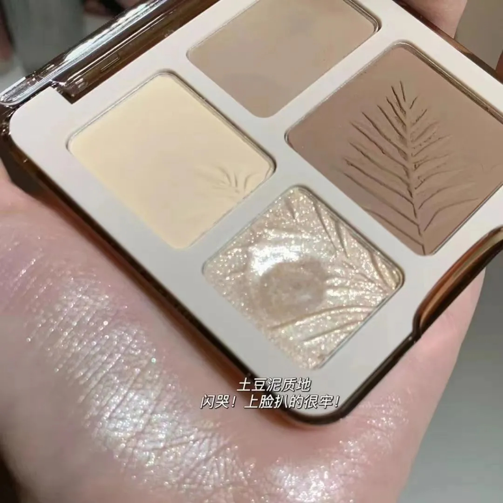 Bảng Màu Phấn Bắt Sáng / Tạo Khối 3D Màu Sắc Thời Trang