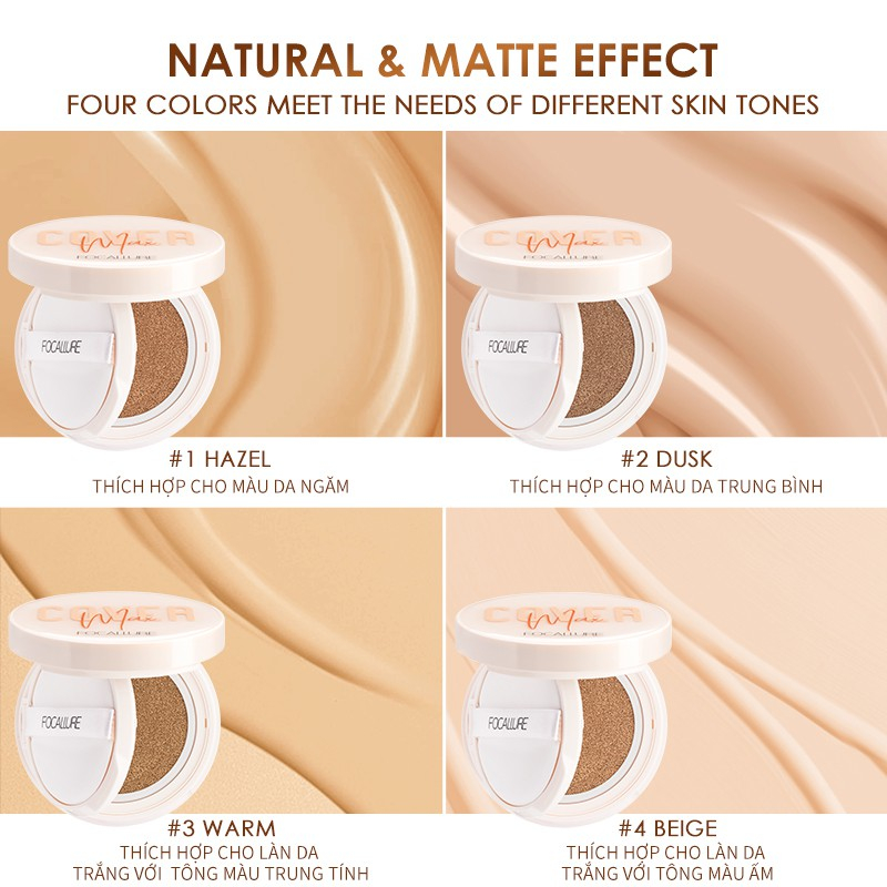 Phấn Nén Bb Focallure Dưỡng Ẩm Làm Mịn Da Tự Nhiên 12G
