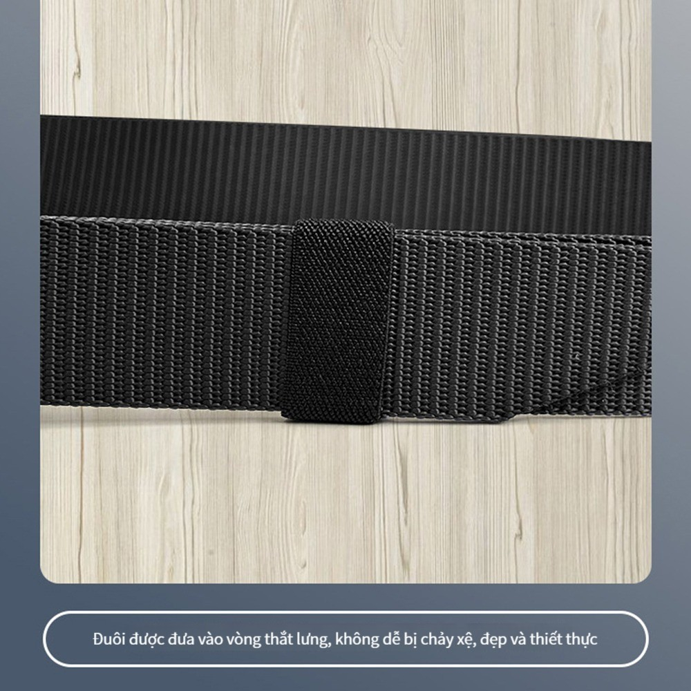 Thắt Lưng nylon Không Cần Điều Chỉnh Nhanh Thời Trang Hàn Quốc Cho Nam