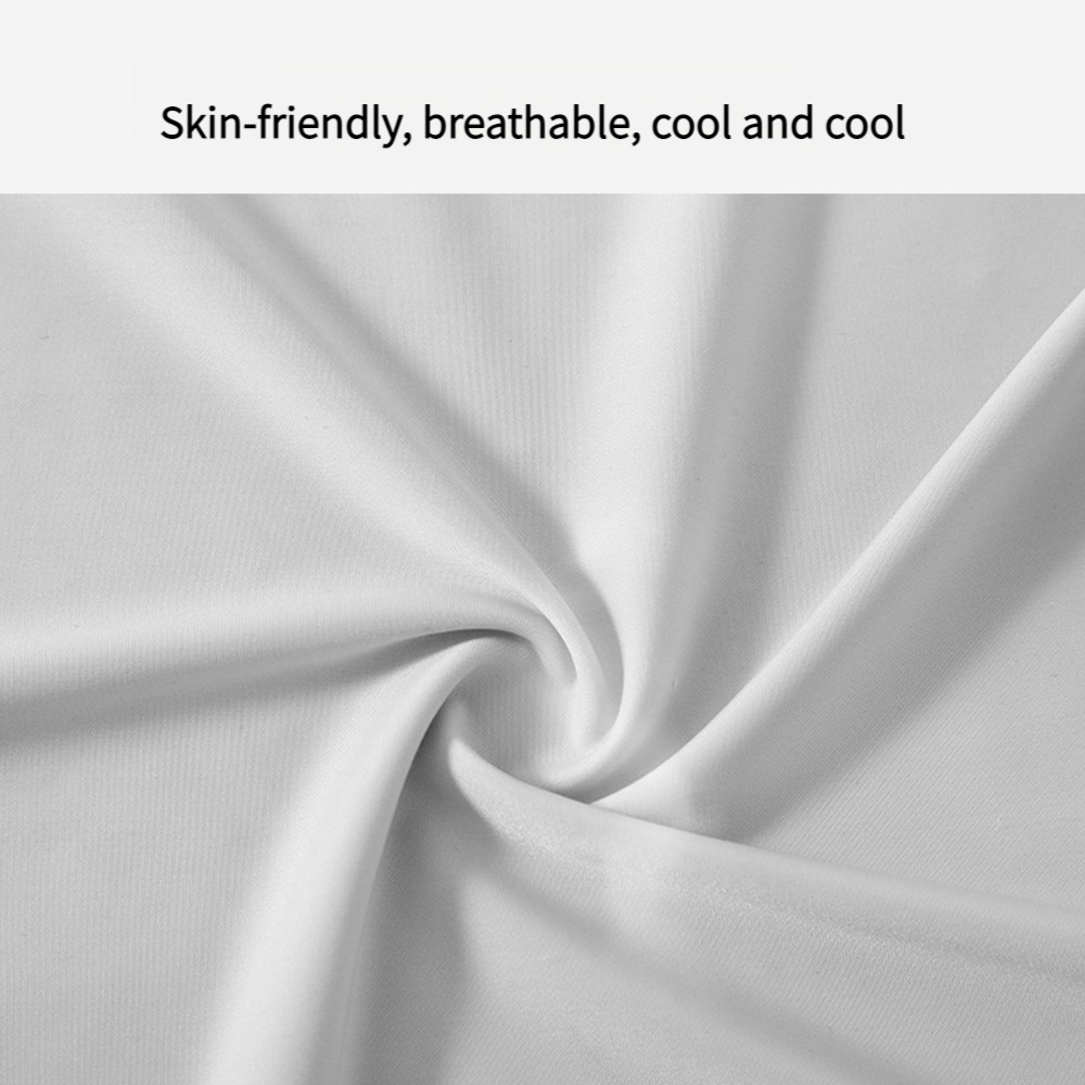 Mũ Che Nắng Bằng Lụa Lạnh Mỏng Thoáng Khí Thấm Hút Mồ Hôi Toàn Diện