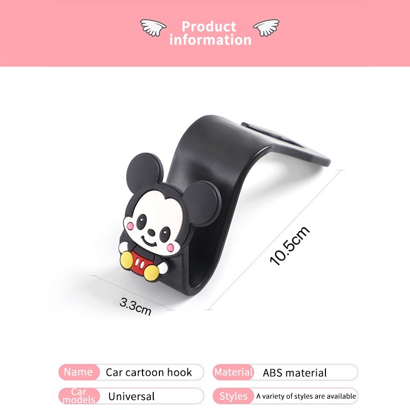 Móc Treo Đồ / Móc Treo Ghế Ngồi Xe Hơi Hình Nhân Vật