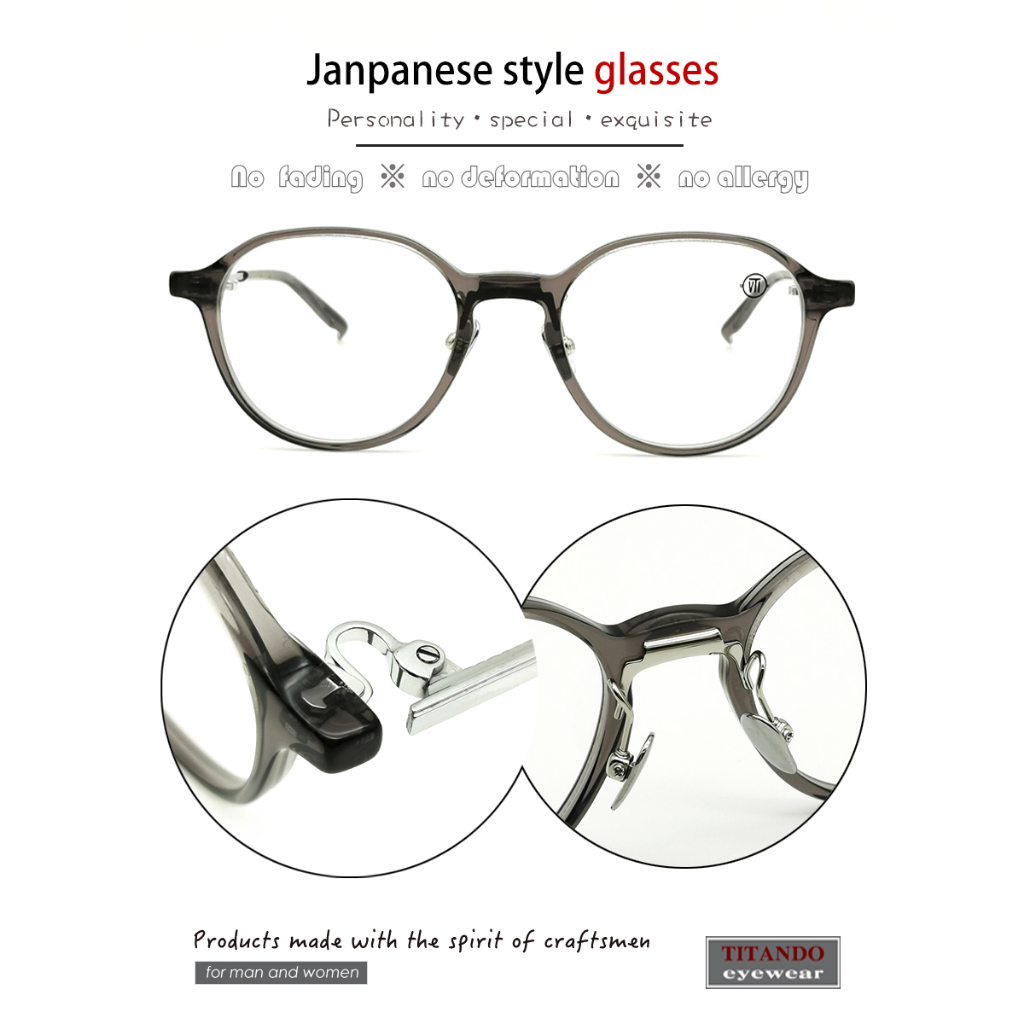 Mắt Kính Hình Vương Miện Bằng Titan Phong Cách Mới 2023 NPM117 Myopia Thời Trang Thường Ngày Cho Nữ 999.9