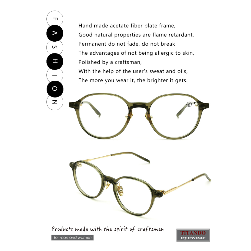 Mắt Kính Hình Vương Miện Bằng Titan Phong Cách Mới 2023 NPM117 Myopia Thời Trang Thường Ngày Cho Nữ 999.9