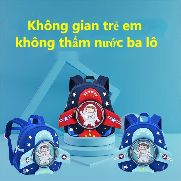 Ba Lô Đi Học Cỡ Lớn Chống Thất Lạc Hình Phi Hành Gia Dễ Thương Cho Bé Mẫu Giáo