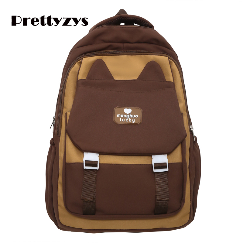 Balo đi học PRETTYZYS sức chứa lớn 15.6 inch thời trang Hàn Quốc 15.6 inch cho nữ