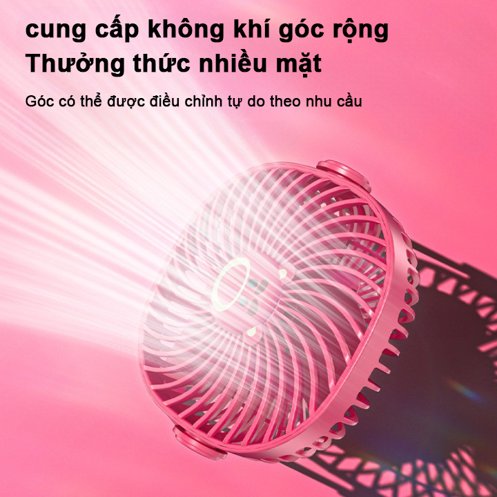 Quạt Sạc USB Để Bàn Họa Tiết Disney Xinh Xắn Tắt tiếng sử dụng lâu dài Thích hợp cho gia đình/văn phòng/ký túc xá