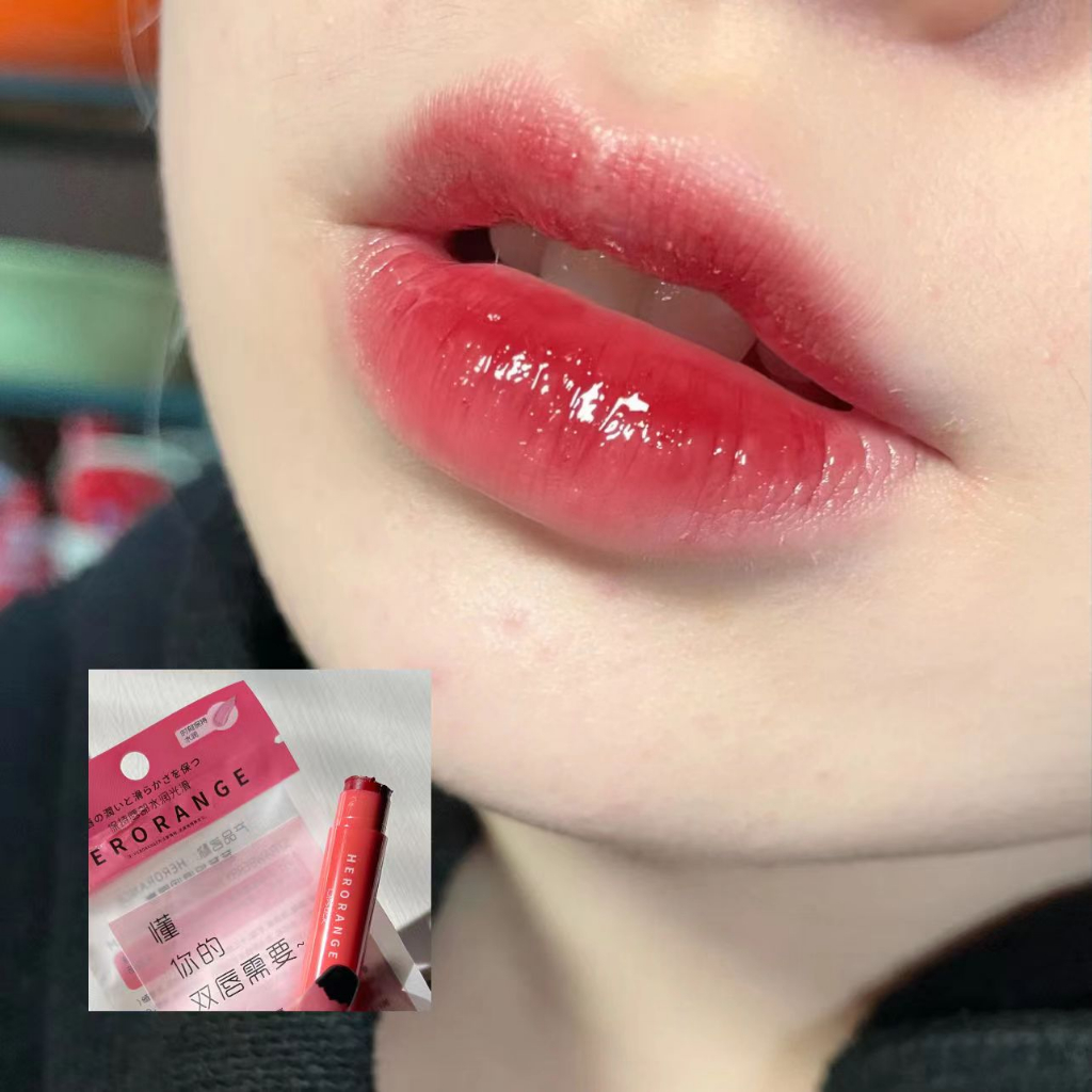 Son môi có dưỡng HERORANGE lâu trôi đổi màu theo nhiệt độ thời trang cho nữ