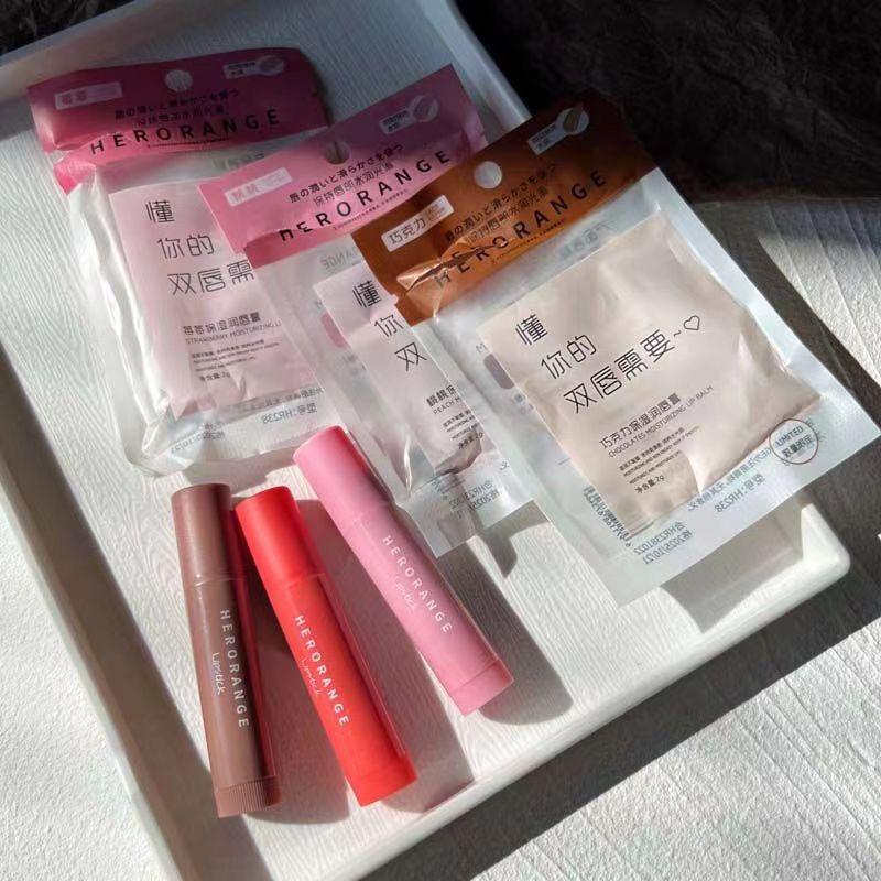 Son môi có dưỡng HERORANGE lâu trôi đổi màu theo nhiệt độ thời trang cho nữ