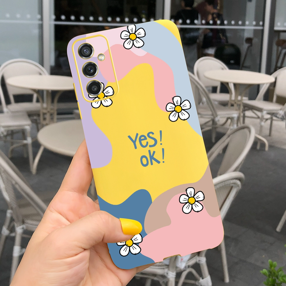 Ốp Điện Thoại Silicon Mềm Vẽ Họa Tiết Thời Trang 2023 Dành Cho Samsung Galaxy M52 5G SM-M526B M 52 5G