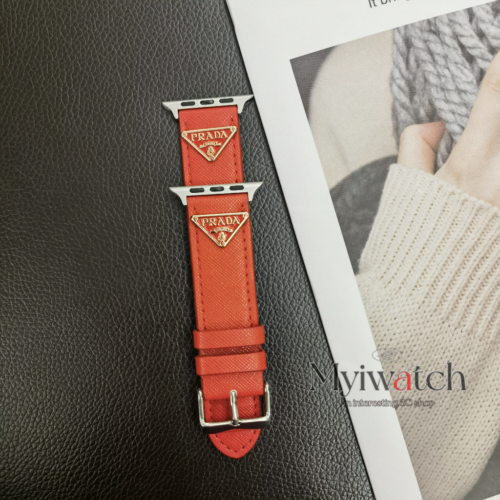 Dây đeo đồng hồ da mỏng thời trang cho iWatch series Ultra 9 S8 7 6 SE 5 4 3 2 1 để giải trí sáng tạo iWatch band 49mm 40mm 41mm 44mm 45mm 42mm 38mm