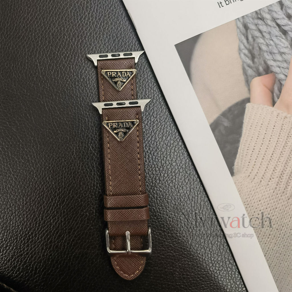 Dây đeo đồng hồ da mỏng thời trang cho iWatch series Ultra 9 S8 7 6 SE 5 4 3 2 1 để giải trí sáng tạo iWatch band 49mm 40mm 41mm 44mm 45mm 42mm 38mm