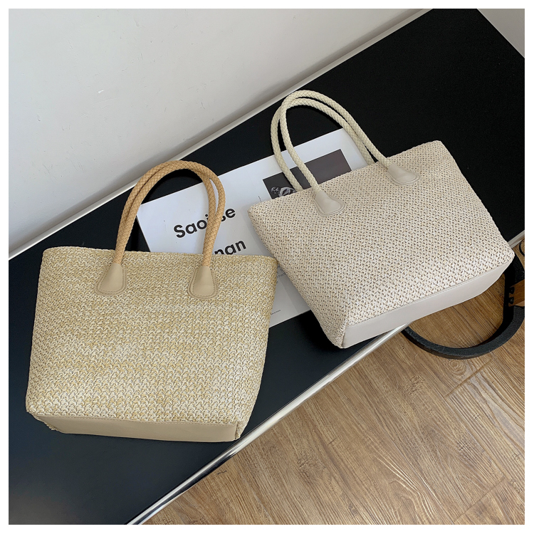 Molisa túi cói đi biển Túi xách nách dễ phối cho nữ 2023 NEW L21T182
