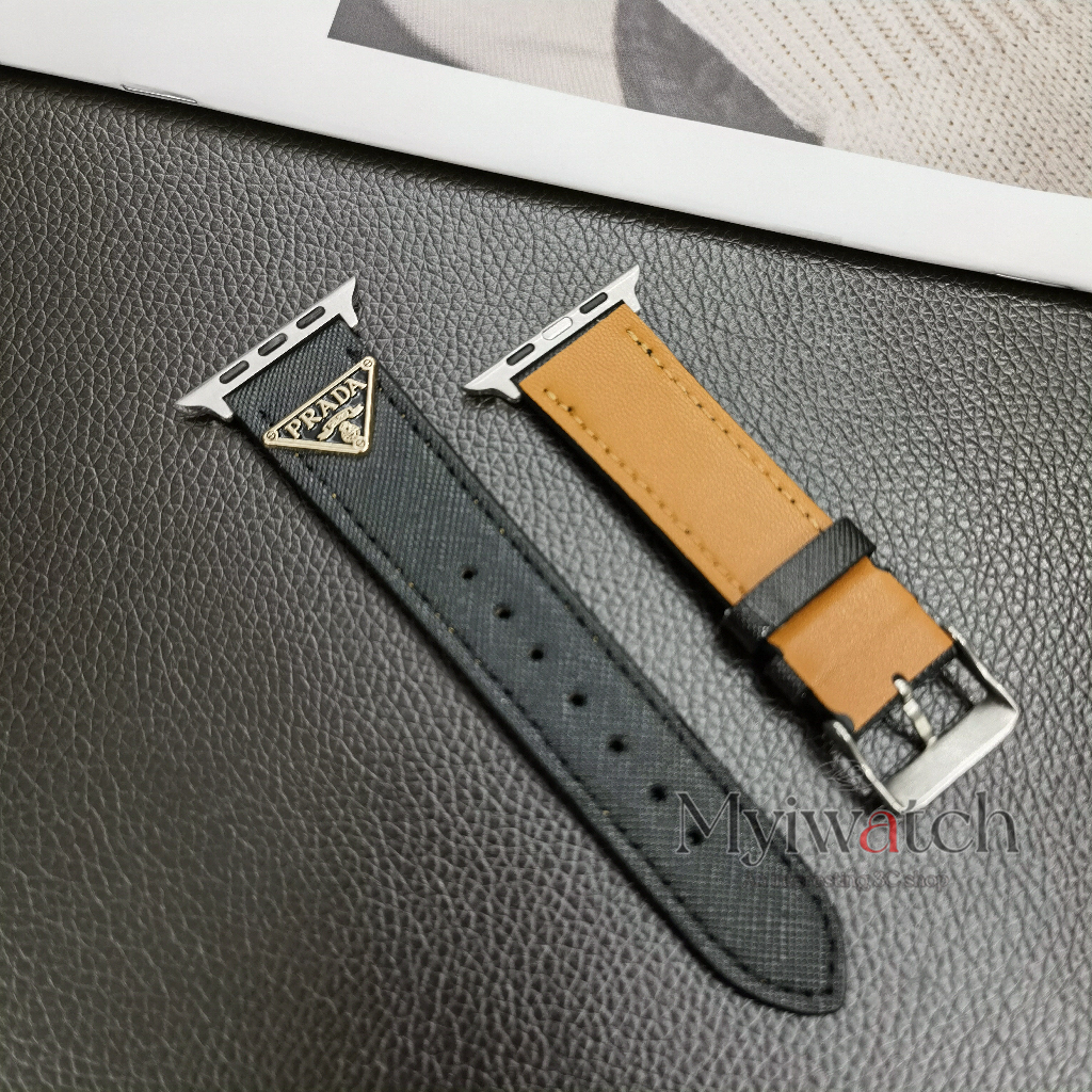 Dây Đeo Đồng Hồ Bằng Da Mỏng Thời Trang Sáng Tạo Cho iWatch series 8 7 6 SE 5 4 3 2 1 40mm 41mm 44mm 45mm 42mm 38mm 49mm