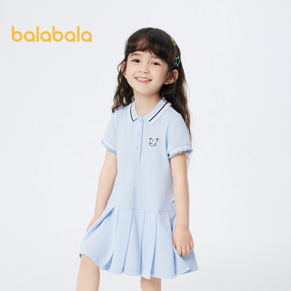 balabala Đầm polo  Thời Trang Mùa Hè Mới 2023 Cho Bé Gái