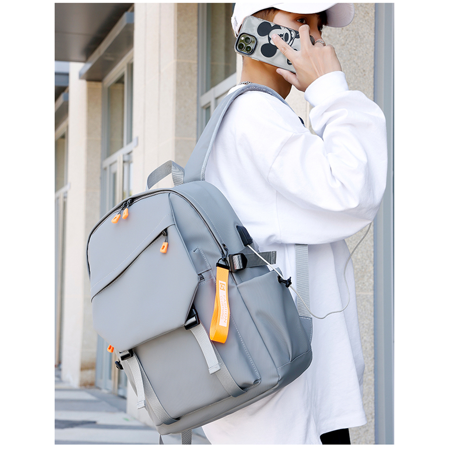 JINRU Balo vải oxford nam nhiều màu Cỡ Lớn Balo Thời Trang 2023 NEW K96T0EP