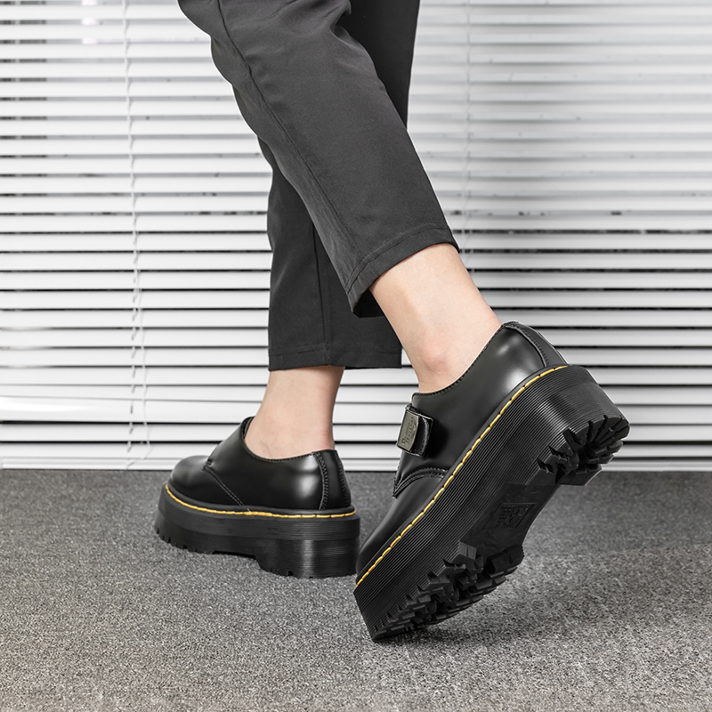 Giày Martin Da Đế Dày 5.5cm Cho Nam